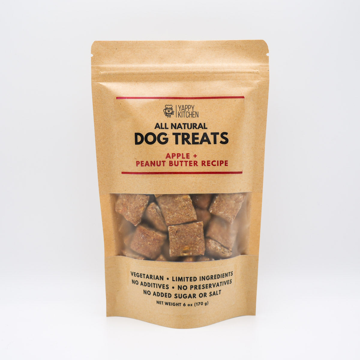 Apple + Peanut Butter Dog Treats