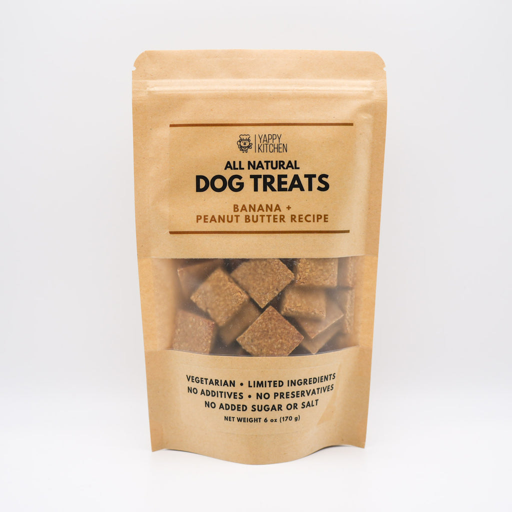 Banana + Peanut Butter Dog Treats – Yappy Kitchen LLC