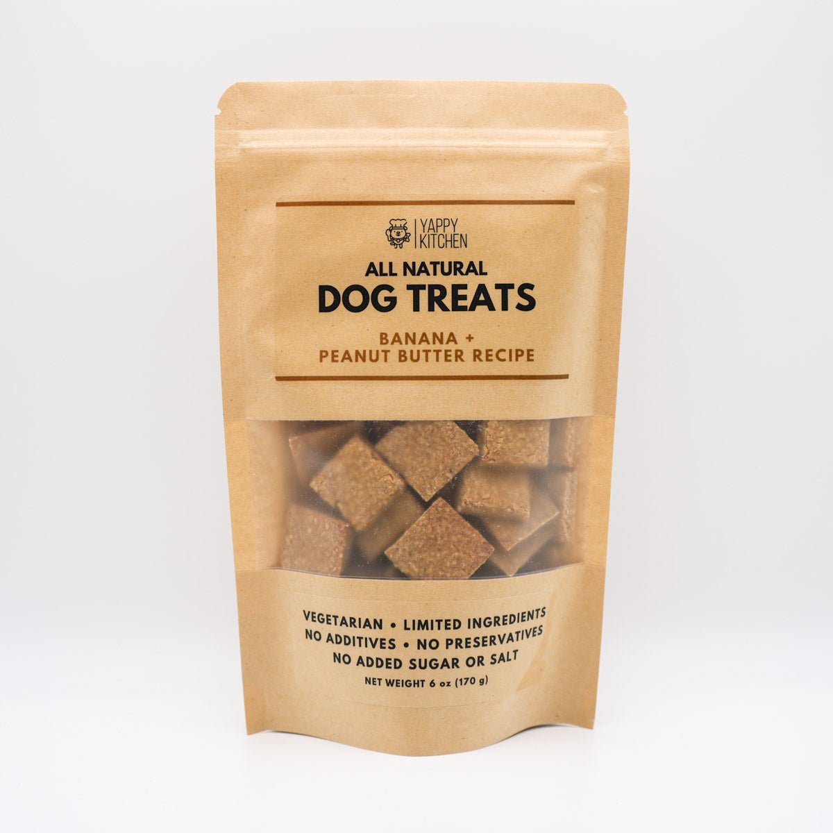 Banana + Peanut Butter Dog Treats
