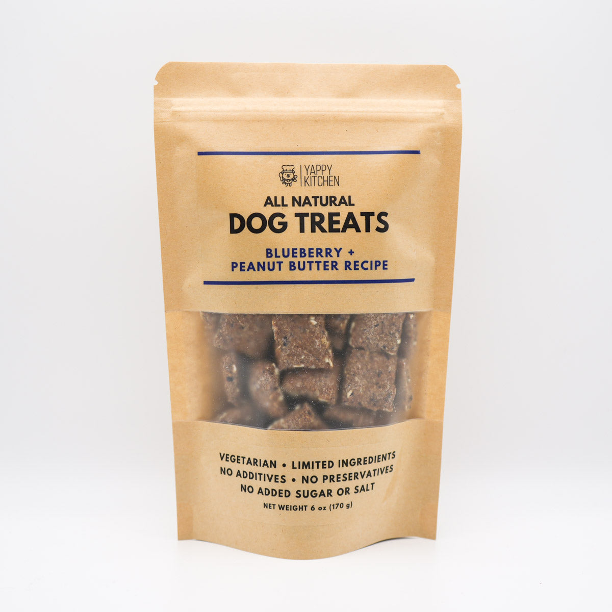 Blueberry + Peanut Butter Blueberry Dog Treats