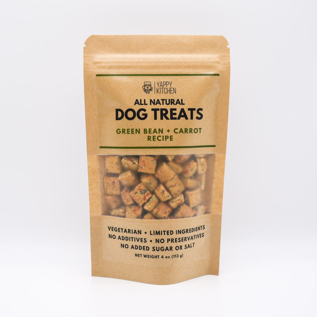 Green Bean + Carrot Dog Treats