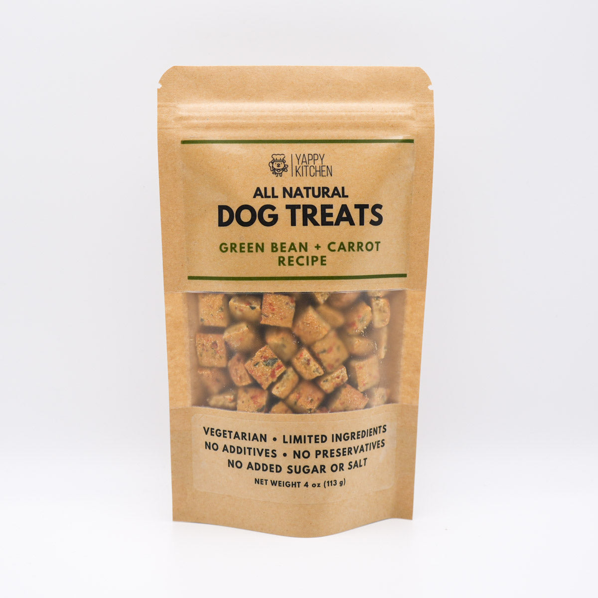 Green Bean + Carrot Dog Treats