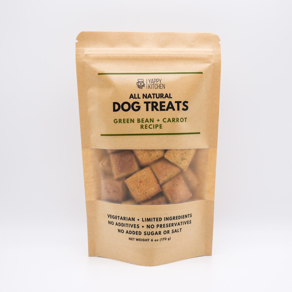 Green Bean + Carrot Dog Treats