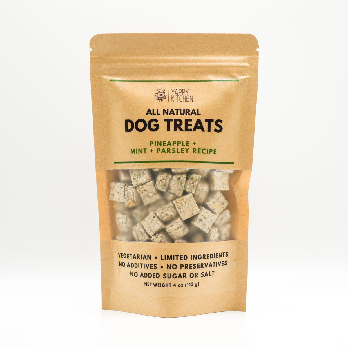 Pineapple + Mint + Parsley Dog Treats