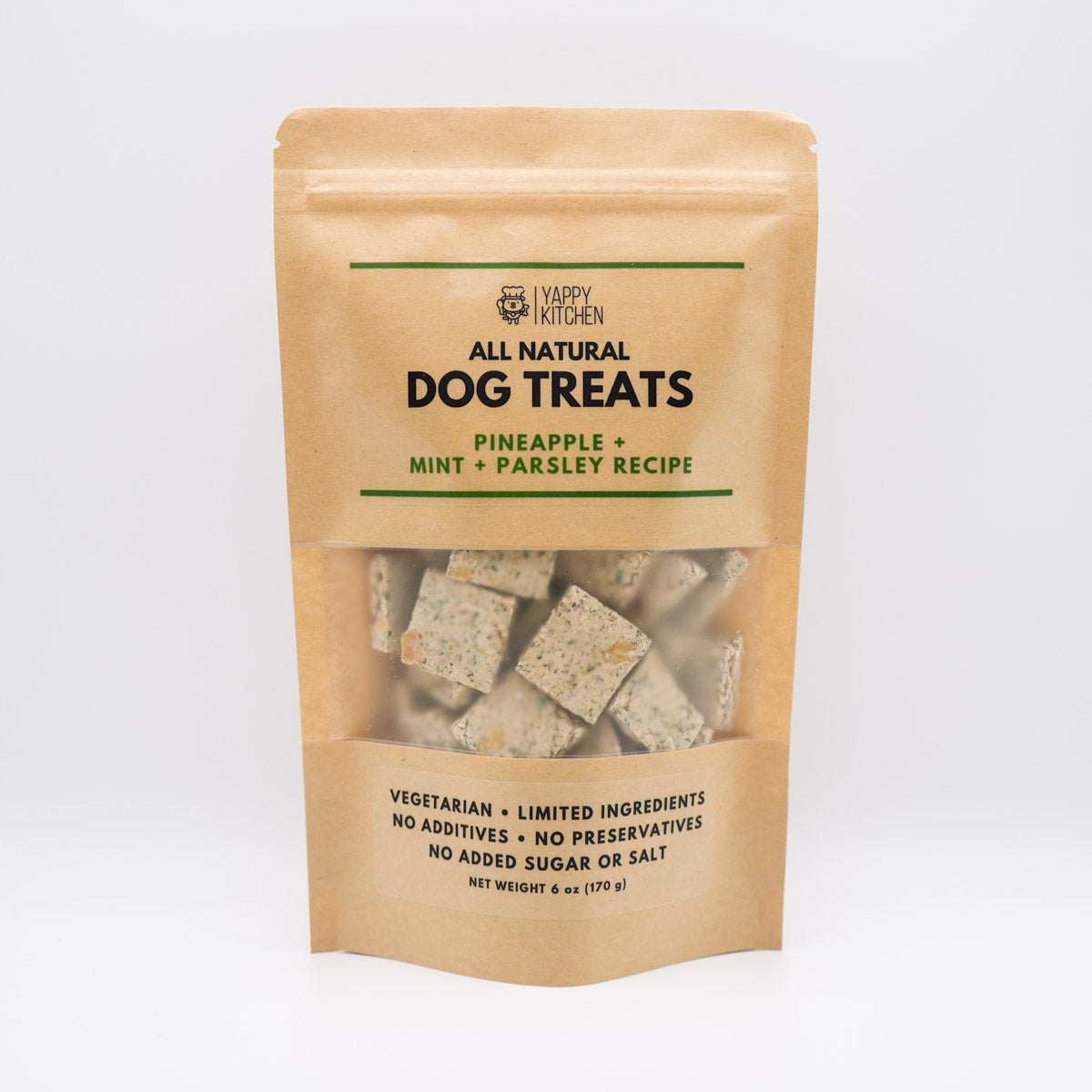 Pineapple + Mint + Parsley Dog Treats