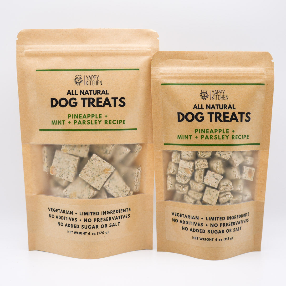 Pineapple + Mint + Parsley Dog Treats