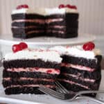 Chocolate Cherry Layer Cake
